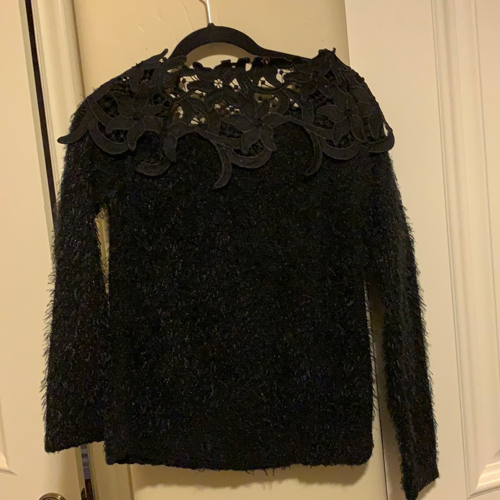 Black sweater top